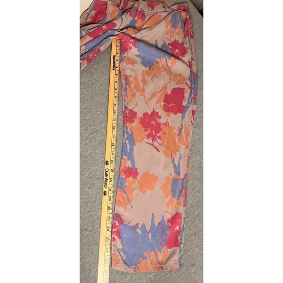 Rich & Skinny Womens Cropped Jeans Multicolor Floral Stretch High Rise‎ USA 26 - Picture 7 of 8